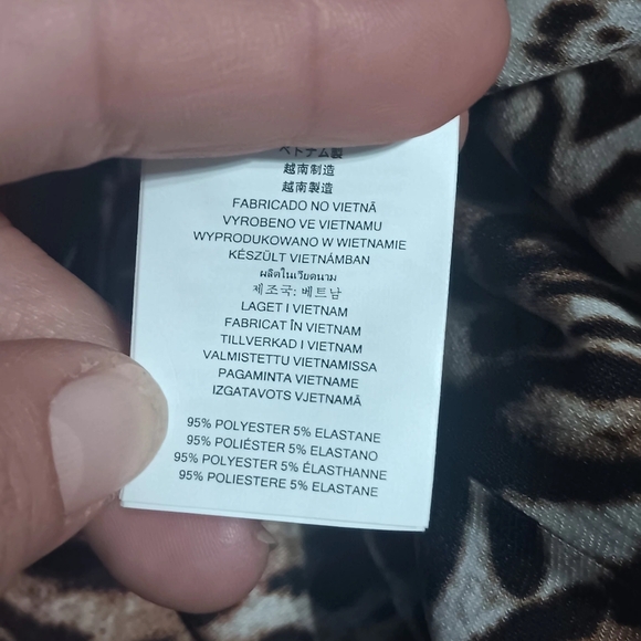 Michael Kors Animal Print Jumpsuit wide leg - Picture 5 of 9